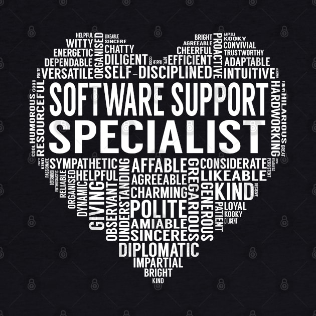 Software Support Specialist Heart by LotusTee